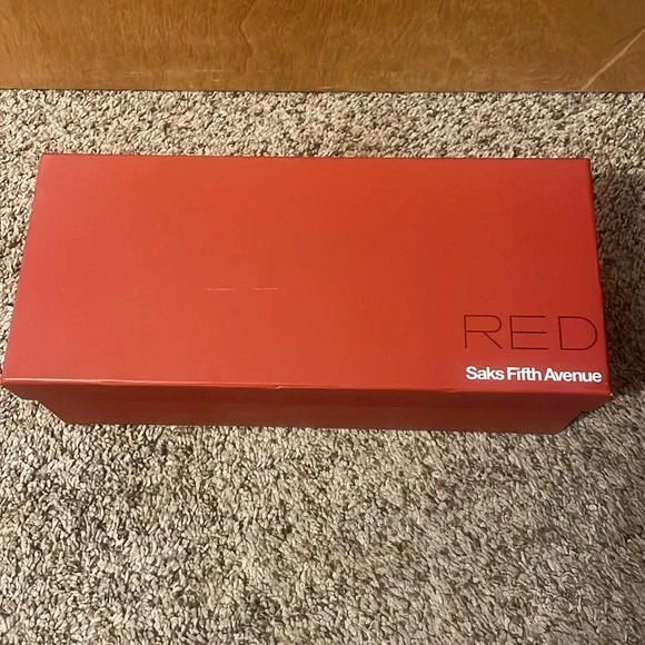 Saks Fifth Avenue Beige Ankle Strap Women's Flats - Picture 10 of 12